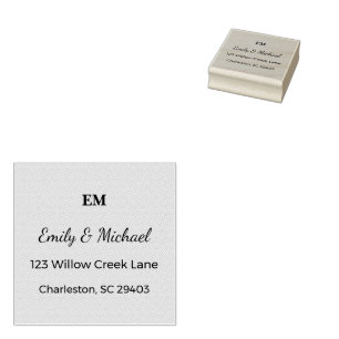 Custom Wedding Stamp Romantic Mail Keepsake
