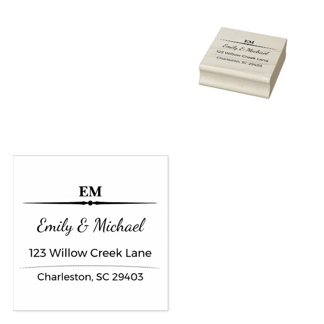Custom Wedding Stamp | Romantic Mail Keepsake (Stamped)
