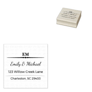 Custom Wedding Stamp Romantic Mail Keepsake
