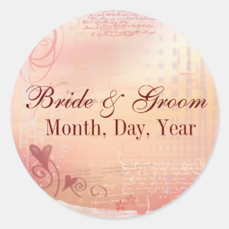 Custom Wedding stickers