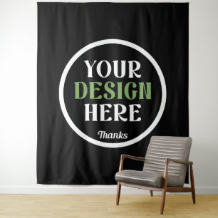 Custom Wedding Thank You Celebration Design Tapestry