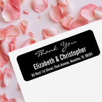 Custom Wedding Thank You Return Address Label
