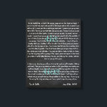 Custom Wedding Vows on Canvas<br><div class="desc">A constant reminder of the vows that you made on your special day. Customisable size, colour etc. A great wedding, anniversary or just because gift!</div>