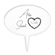 Custom Wedding with heart Couples Anniversary Gift