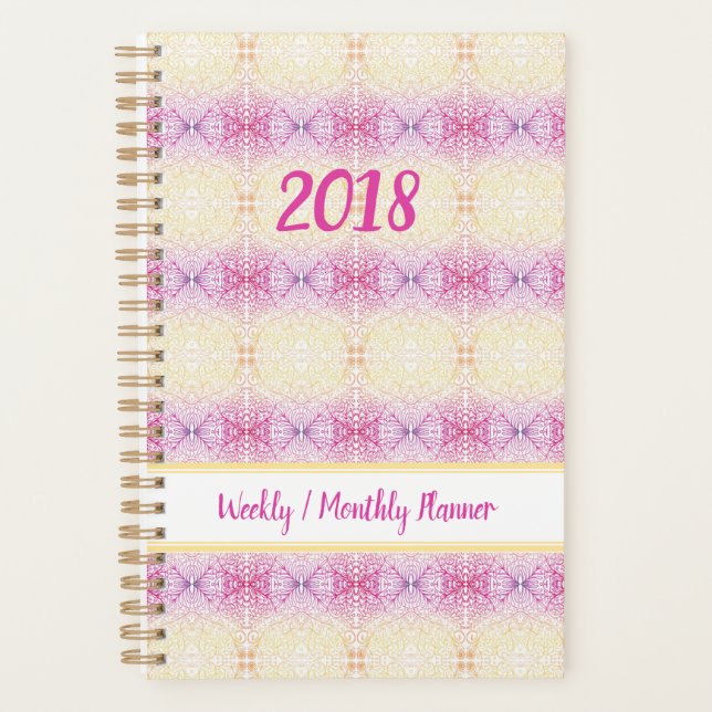 Custom Weekly / Monthly Planner (Front)