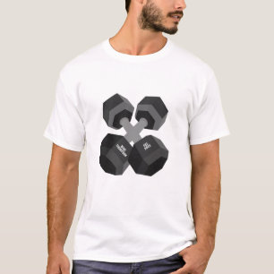 Custom Weight Training Dumbbell Bodybuilding  T-Shirt