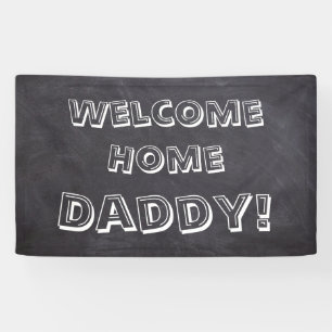 Custom Welcome Home Banner Chalkboard Personalized