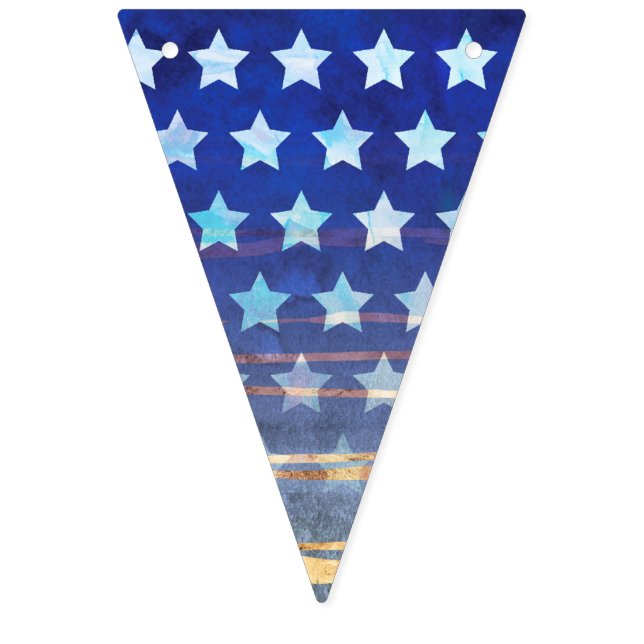 Custom Welcome Home Stars Stripes Bunting (First Flag)