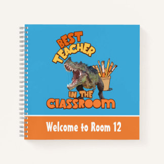 Custom Welcome to Room Funny Dinosaur Notebook