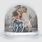 Custom We're Engaged! Keepsake Photo