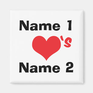 Custom We're In Love Magnet