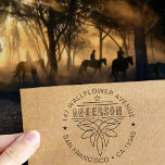 Custom Western Cowboy Boot Family Return Address Self-inking Stamp<br><div class="desc">Custom Western Cowboy Boot Family Return Address self-inking stamp</div>