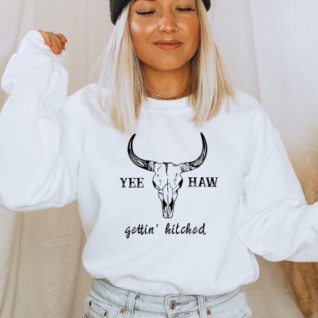 Custom Western Wedding Bachelorette Party Group Sweatshirt (Creator Uploaded)