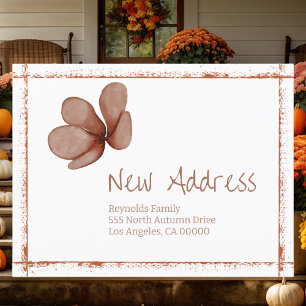 Custom We've Moved New Address Holiday Postcard