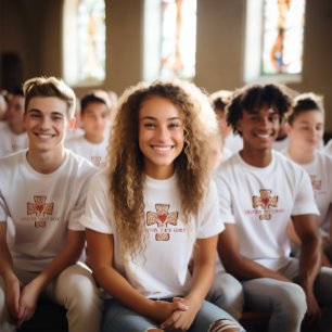 Custom Whimsical Cross Tee Church & Youth Group