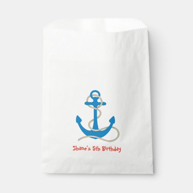 Custom White Favour Bag (Front)