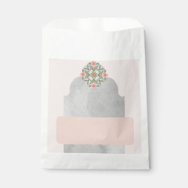 Custom White Favour Bag (Front)