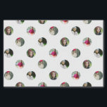 Custom White Photo Dot Tissue Paper<br><div class="desc">Photography courtesy of Sydney Treasures Photography: www.sydneytreasuresphotography.com.au/</div>