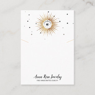 *~* Custom WHITE QR Logo Jewelry Earring Business Card