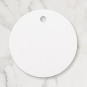 Custom white simple Design Add Photo or Text Favour Tags