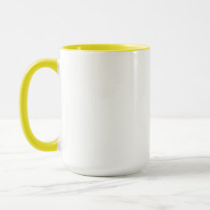 Custom white simple Design Add Photo or Text Mug