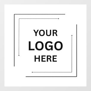 Custom White Square   Business Logo