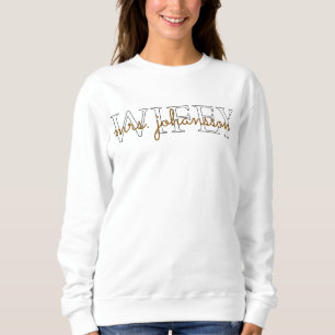 Custom Wifey Sweatshirt / Hoodie, Personalised Gif