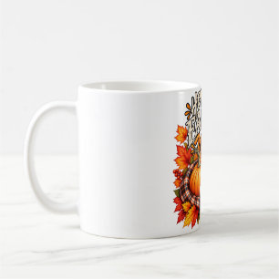 Custom Wild Autumn Pumpkin Coffee Cosy Fall Mug