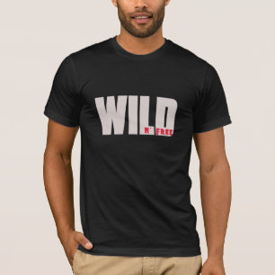 Custom Wild Free Trendy Graphic Tee Personalised