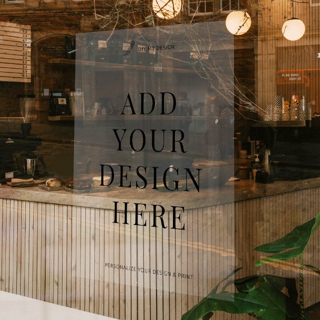 Custom Window Cling Printing 24x36" Translucent (Creator Uploaded)