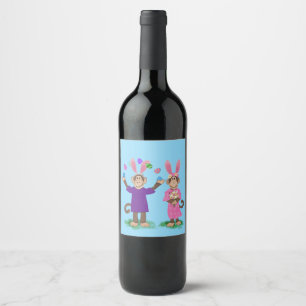 Custom Wine Bottle Label (8.9 cm x 10.2 cm)