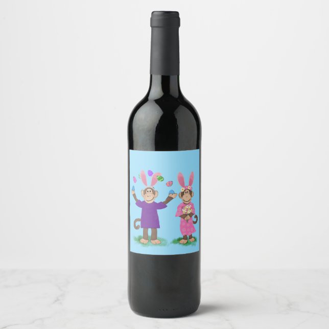 Custom Wine Bottle Label (8.9 cm x 10.2 cm) (Front)