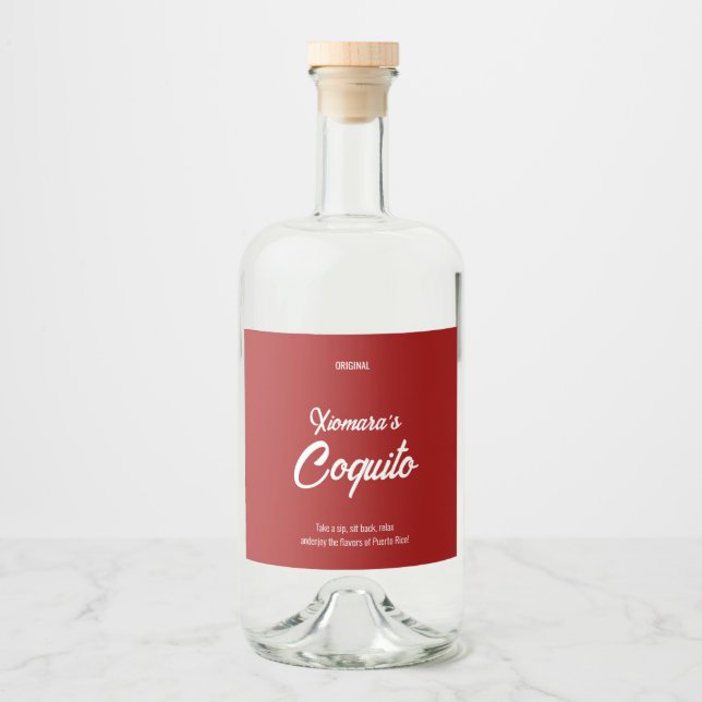 Custom Wine Bottle Label (8.9 cm x 10.2 cm) (Front)