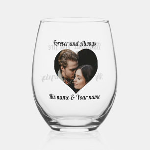 Custom Wine Glasses for Couples Drinkware
