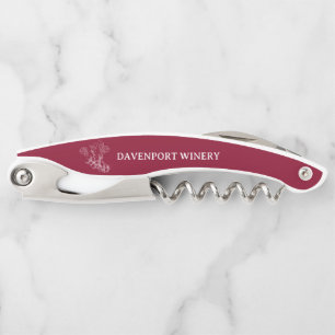 Custom Winery   Red Grapes Vine Bar Restaurant  Corkscrew