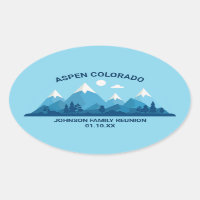 Custom Winter Family Reunion Party Snowy Mountain