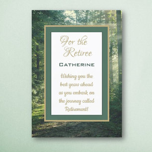 Custom Wishes Retiree! Retirement Card