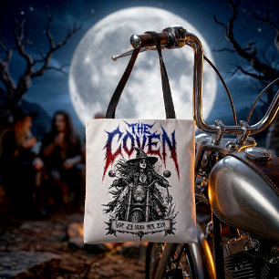 Custom Witch Bachelorette Last Ride Coven Tour Tote Bag