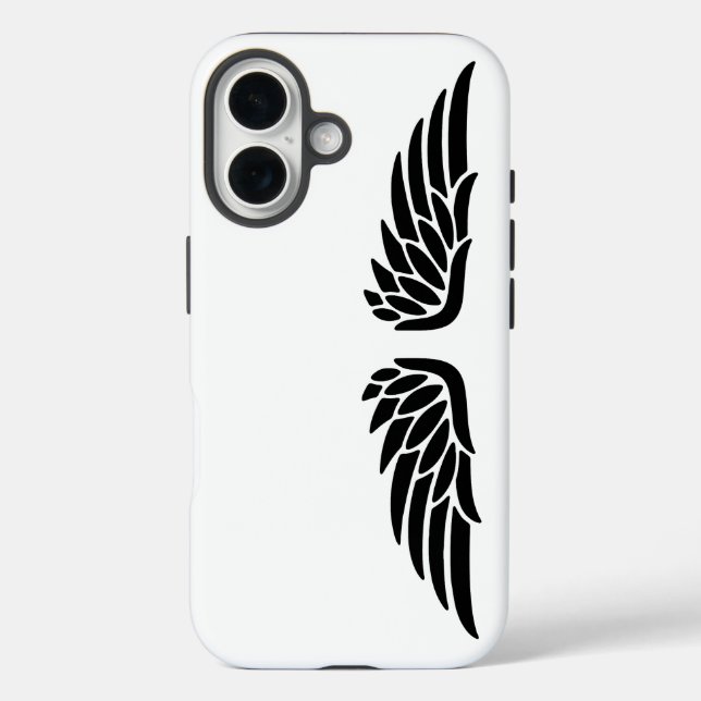 Custom with eagle wing iPhone 16 Case (Back)