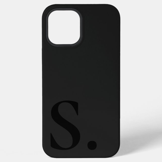 Custom with Initial Name iPhone Case (Back)