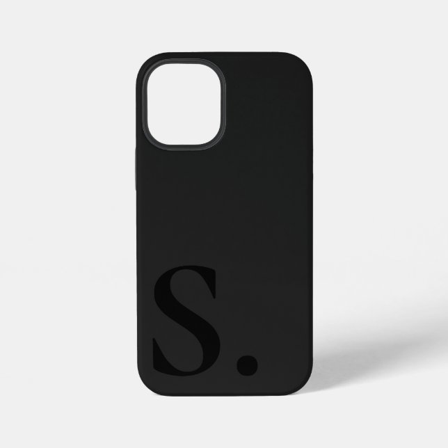Custom with Initial Name iPhone Case (Back)