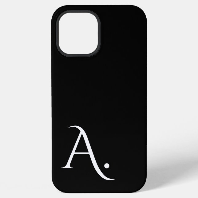 Custom with Initial Name iPhone Case (Back)