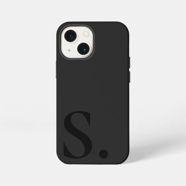 Custom with Initial Name iPhone Case (Back)