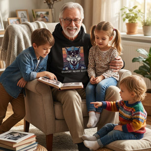 Custom Wolf Gifts for Police Officers Dad Grandpa Hoodie