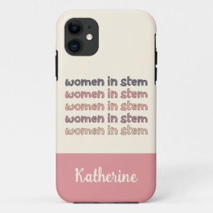 Custom Women in Stem Steminist Gifts Case-Mate iPhone Case