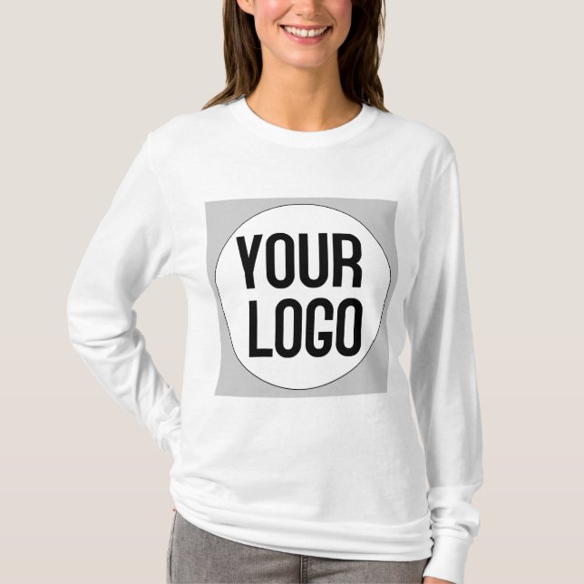 custom women's apparel long sleeve shirt (Front)