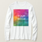 Custom Women's Basic Long Sleeve Black T-Shirt