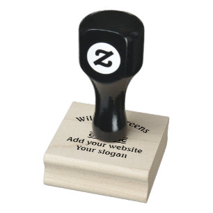 Custom Wood Art Stamp for organic products