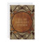 Custom Wood Modern Masculine Birthday Card