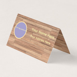 Custom Wooden Business Card Design for you